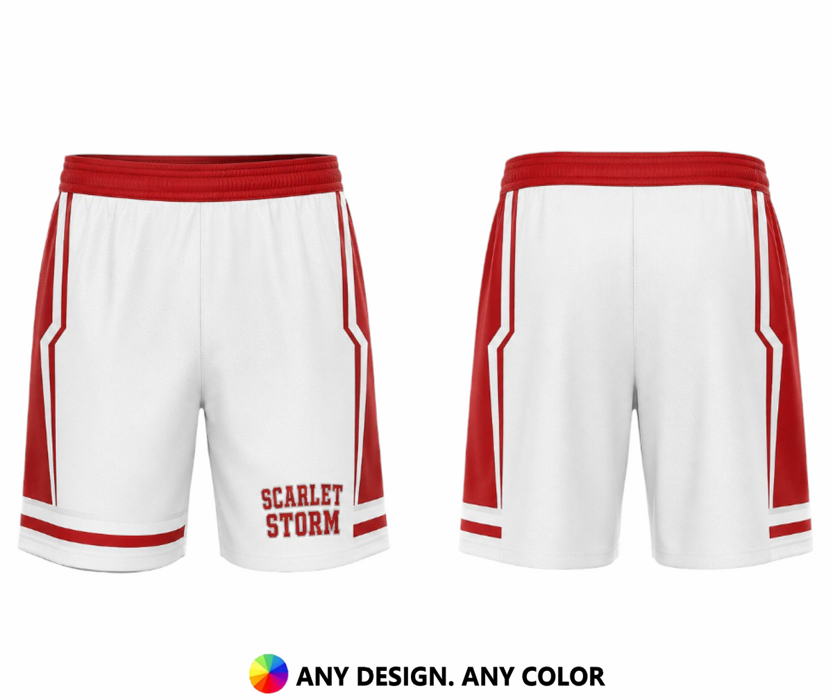 Scarlet Edge – Custom Lacrosse Shorts - Adult & Youth Unisex