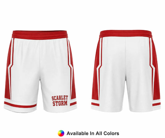 Scarlet Edge – Custom Lacrosse Shorts - Adult & Youth Unisex