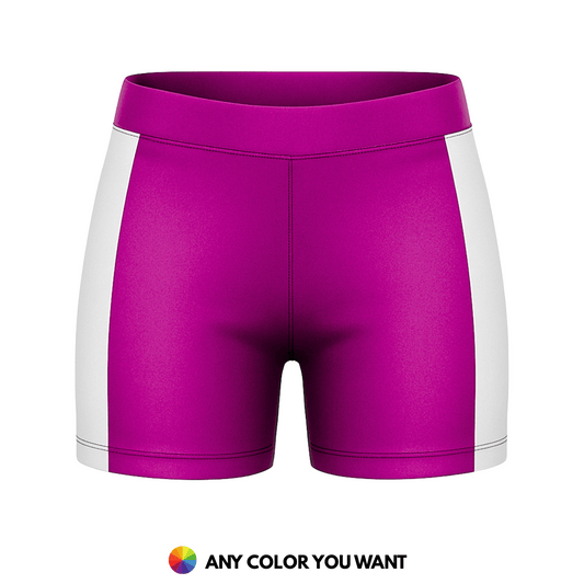 Vertical Panel Spandex Shorts