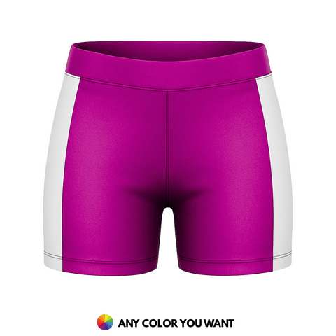 Vertical Panel Spandex Shorts