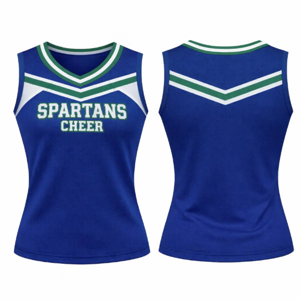 CR 102 Racerback Cheer Shell Top