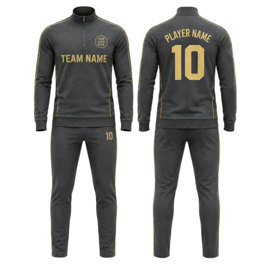 Quiet Luxury Charcoal Tracksuit