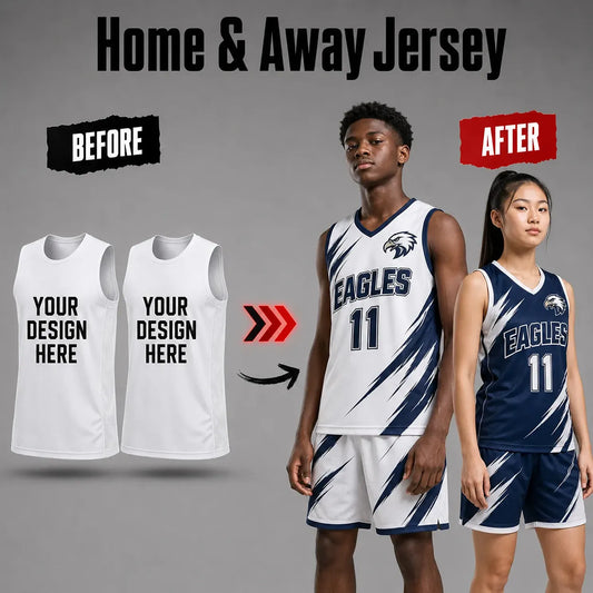 Home & Away Custom Basketball Jersey