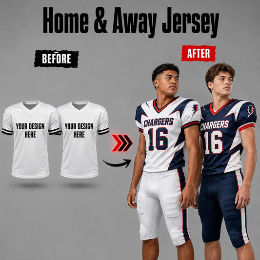 Home & Away Custom football Jersey