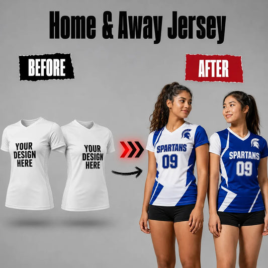 Home & Away Custom Volleyball Jersey