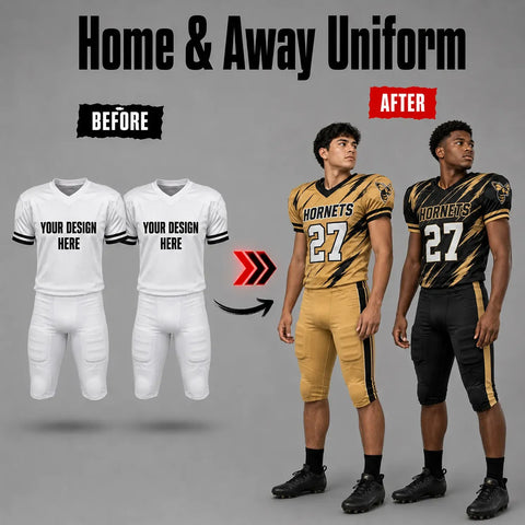 2 Custom football  Jersey & 2 Pair Of Pants