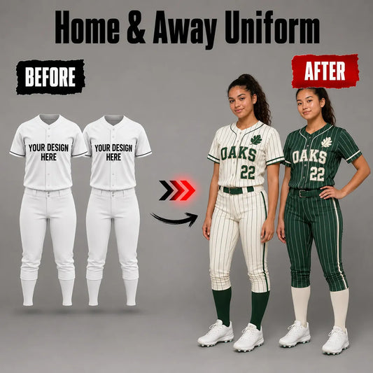 2 Custom Softball  Jersey & 2 Pair Of Pants