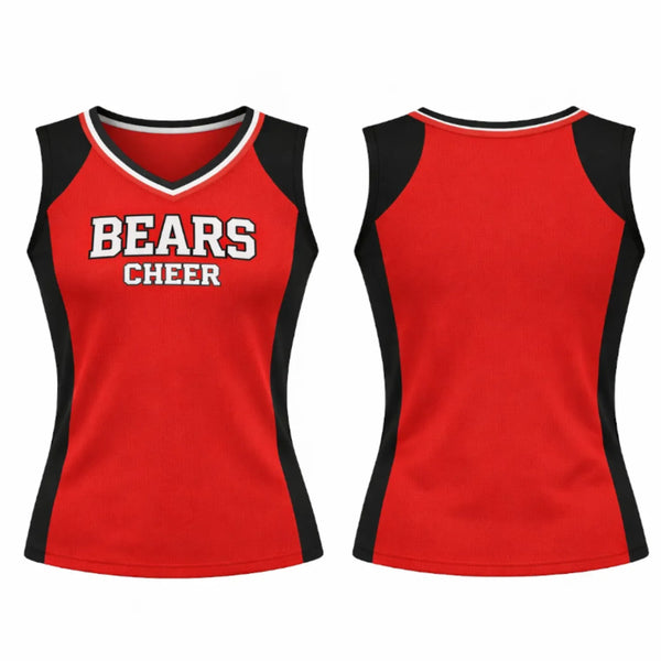 CR 105 Racerback Cheer Shell Top