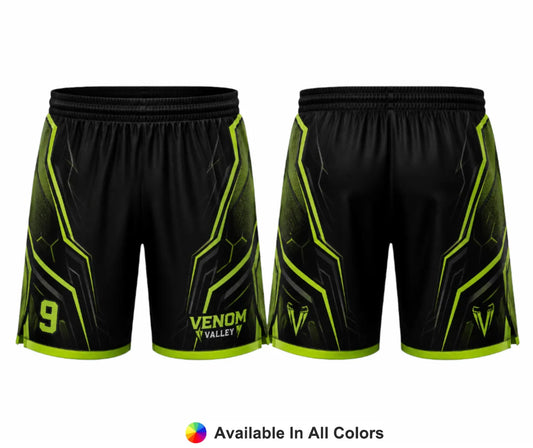 Neon Venom – Custom Lacrosse Shorts - Adult & Youth Unisex