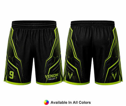 Neon Venom – Custom Lacrosse Shorts - Adult & Youth Unisex