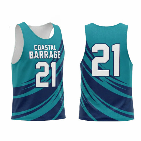 LS 108  Custom Lacrosse Sleeveless Jersey Adult & Youth Unisex