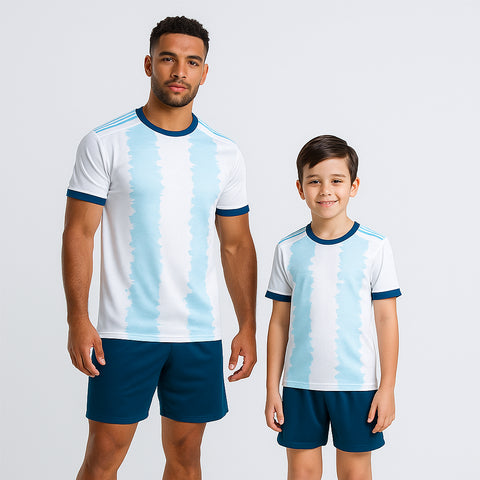 Albiceleste White SB Soccer Uniform Kit