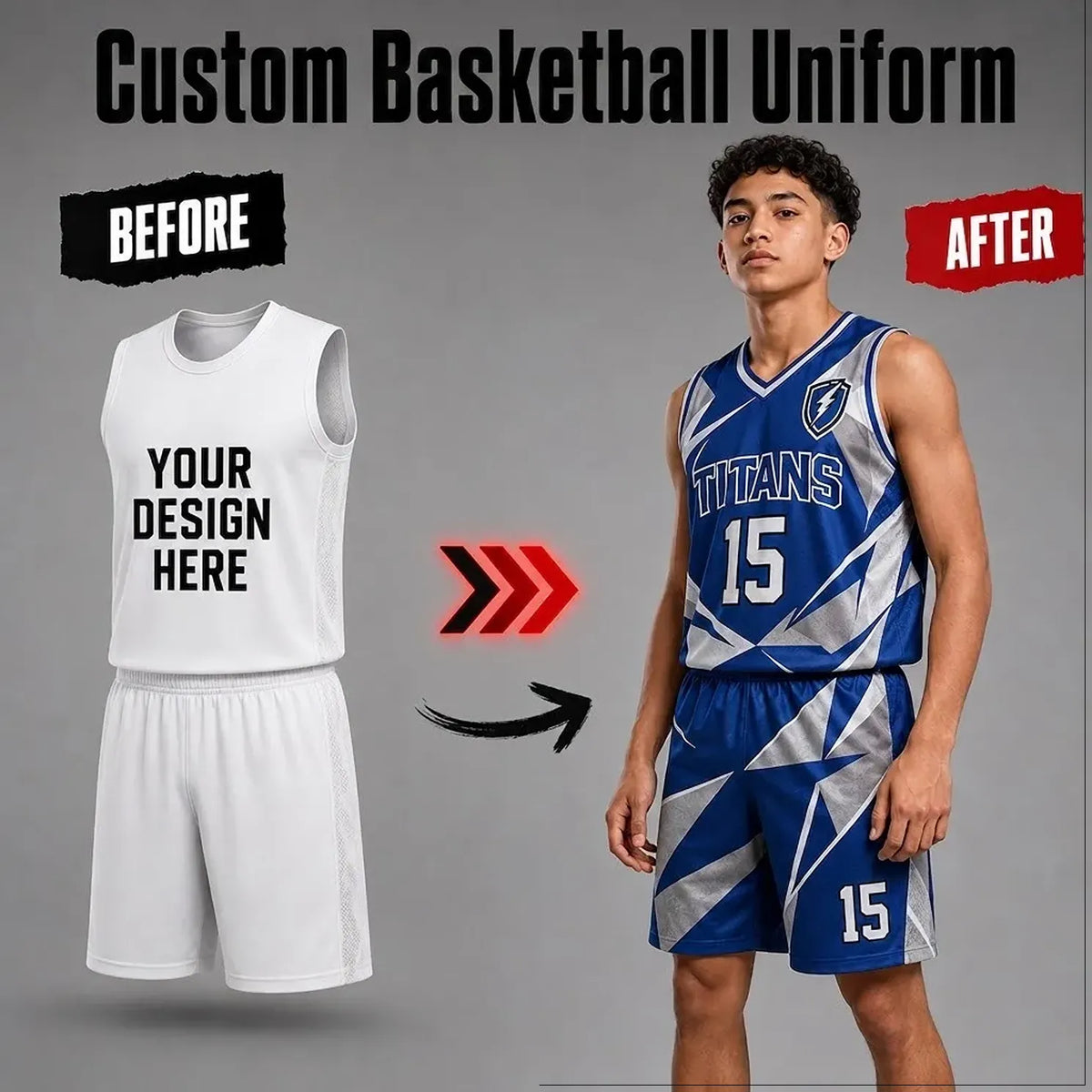 Custom Basketball Uniform Design