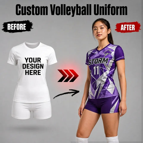 Custom Volleyball Uniform Design