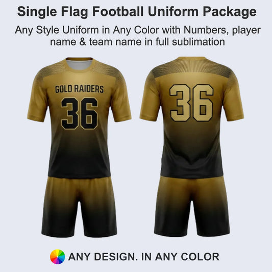 Single Flag Football Uniform Package