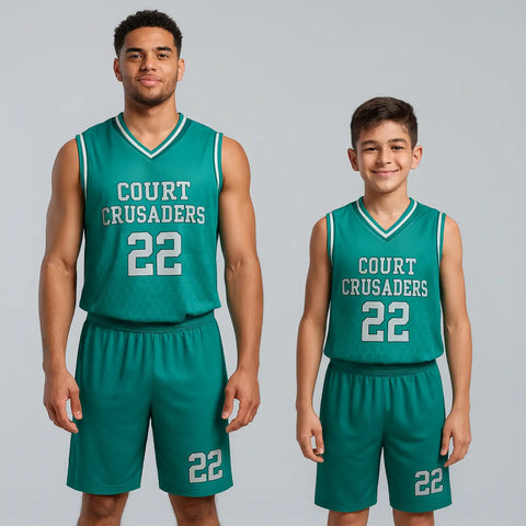 Glow NS Customizable Basketball Jersey With Optional Shorts