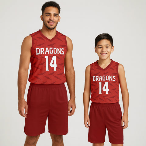 Gunners NS Customizable Basketball Jersey With Optional Shorts