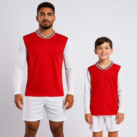 Gunners Red LSB Soccer Uniform Kit