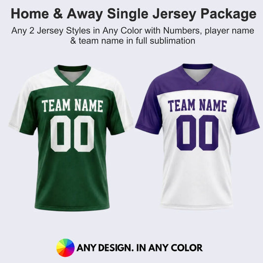 Home & Away Flag Football Jersey Package