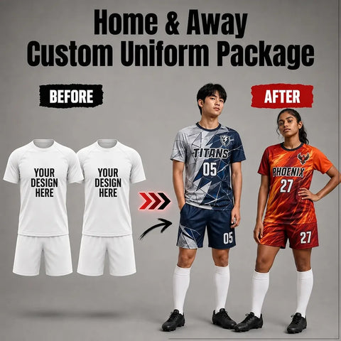 Home & Away Custom Soccer Package