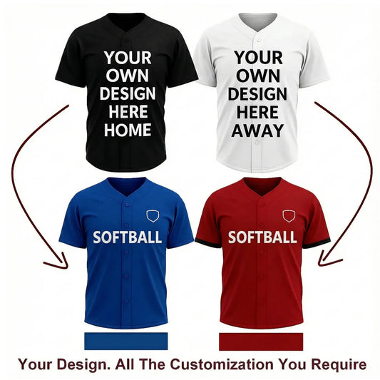 Home & Away Custom Softball Jersey