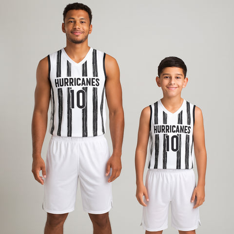 Juve NS Customizable Basketball Jersey With Optional Shorts