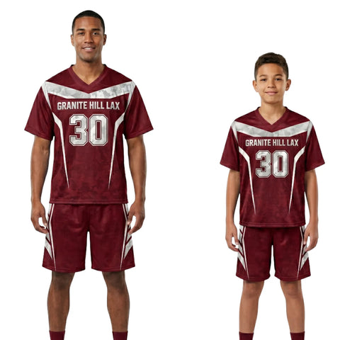 LHS 107 Custom Lacrosse Jerseys Adult & Youth Unisex