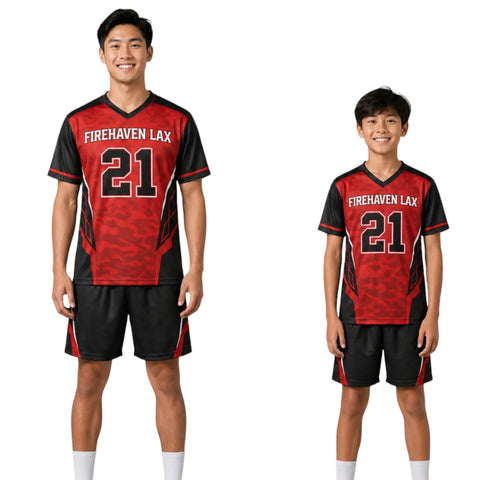 LHS 121 Custom Lacrosse Jerseys Adult & Youth Unisex