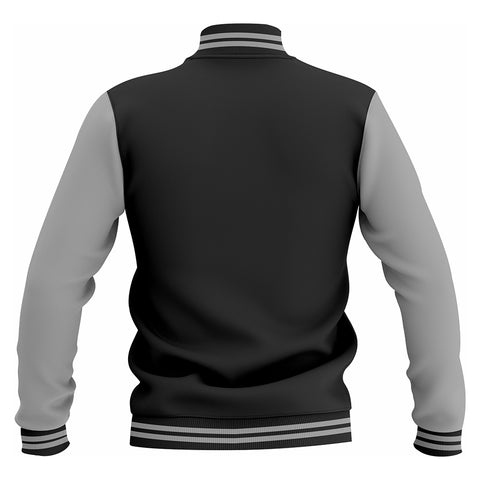 LJ-105 Black Letterman Varsity Customizable Jacket