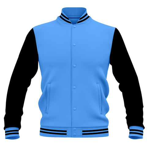 LJ-109 Blue Letterman Varsity Customizable Jacket