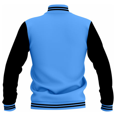 LJ-109 Blue Letterman Varsity Customizable Jacket