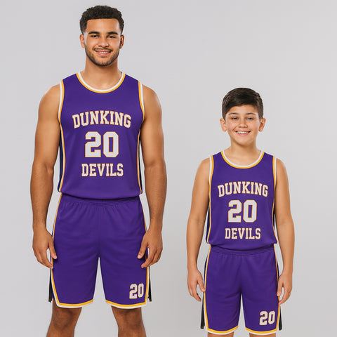 Los Angeles NS Customizable Basketball Jersey With Optional Shorts