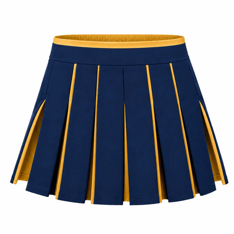 SC 107 Custom Side Vent Cheer Skirt