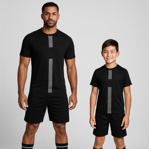 Pari Black SB Youth Soccer Uniform Kit