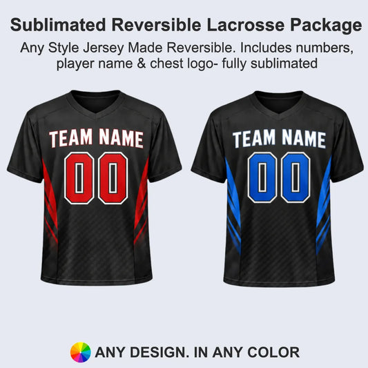 Sublimated Reversible Lacrosse Jersey Package