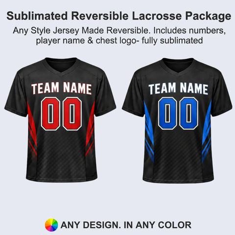 Sublimated Reversible Lacrosse Jersey Package