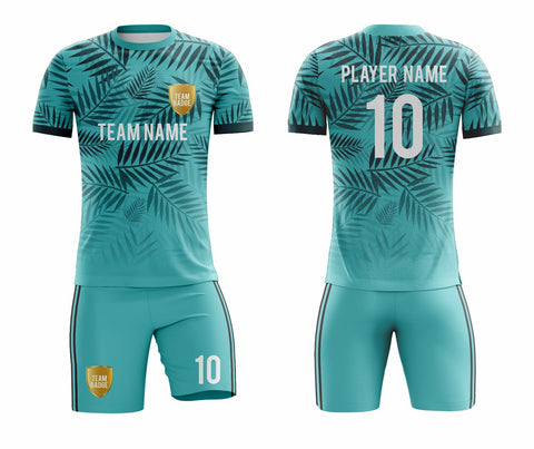 SB 1029 Green Sublimation Custom Soccer Jersey Adult & Youth Unisex