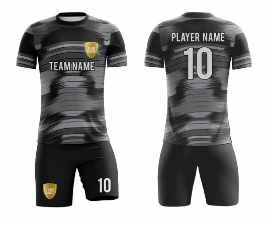 SB 1112 Black Sublimation Custom Soccer Jersey Adult & Youth Unisex