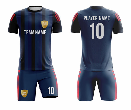 SB 1263 Navy Sublimation Custom Soccer Jersey Adult & Youth Unisex
