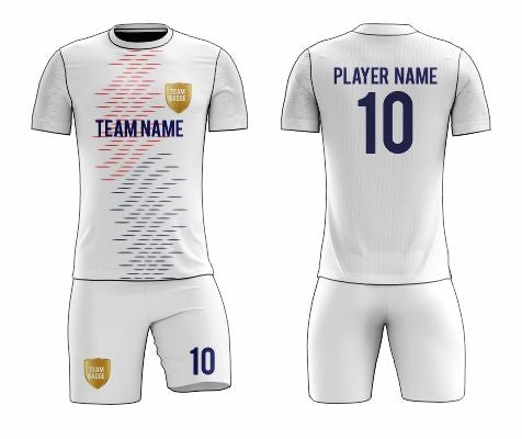 SB 1266 White Sublimation Custom Soccer Jersey Adult & Youth Unisex
