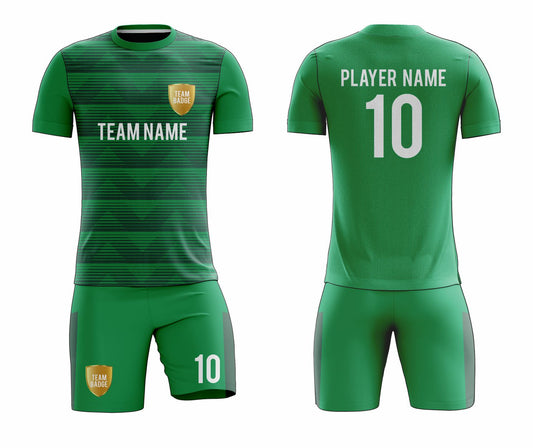 SB 12782 Green Sublimation Custom Soccer Jersey Adult & Youth Unisex