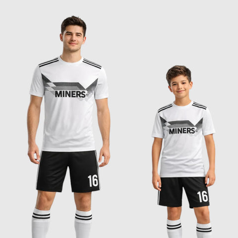 SB 1007 White Sublimation Custom Soccer Jersey Adult & Youth Unisex