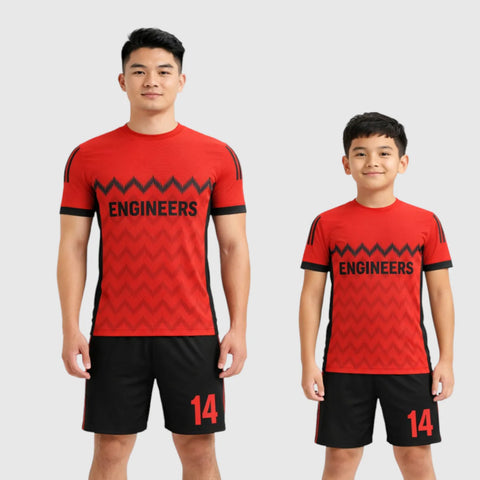 SB 1008 Red Sublimation Custom Soccer Jersey Adult & Youth Unisex