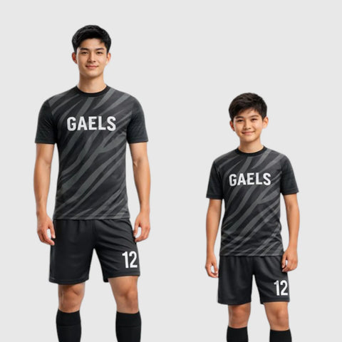 SB 1013 Black Sublimation Custom Soccer Jersey Adult & Youth Unisex