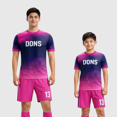 SB 1014 Pink/Navy Sublimation Custom Soccer Jersey Adult & Youth Unisex
