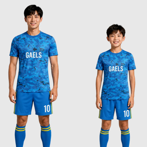 SB 1022 Blue Sublimation Custom Soccer Jersey Adult & Youth Unisex