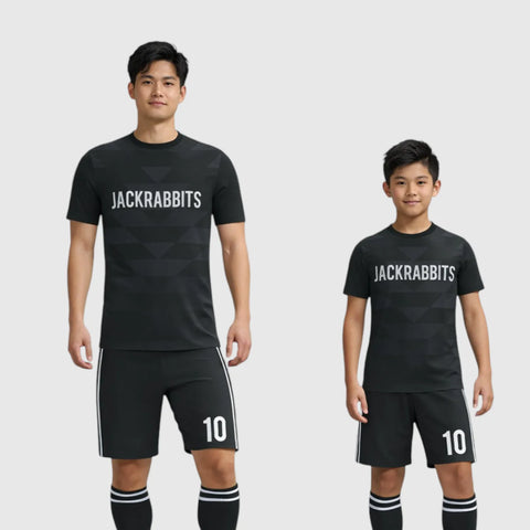SB 1039 Black Sublimation Custom Soccer Jersey Adult & Youth Unisex
