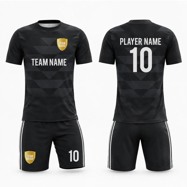 SB 1039 Black Sublimation Custom Soccer Jersey Adult & Youth Unisex