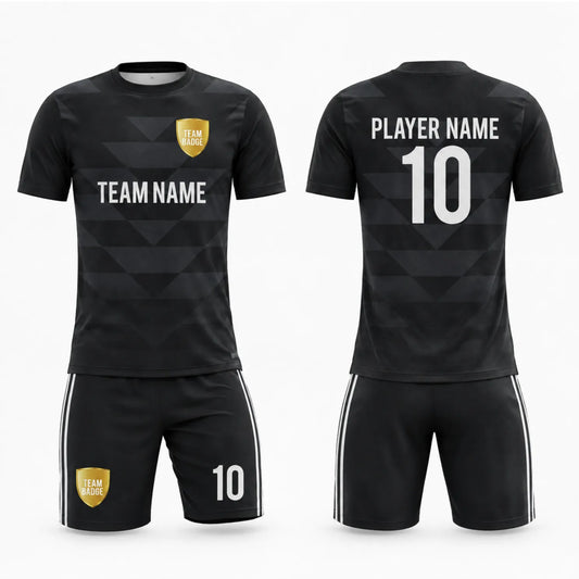 SB 1039 Black Sublimation Custom Soccer Jersey Adult & Youth Unisex
