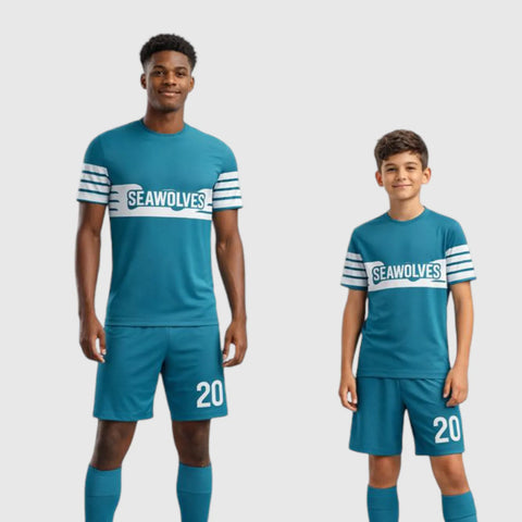 SB 1053 Green Sublimation Custom Soccer Jersey Adult & Youth Unisex